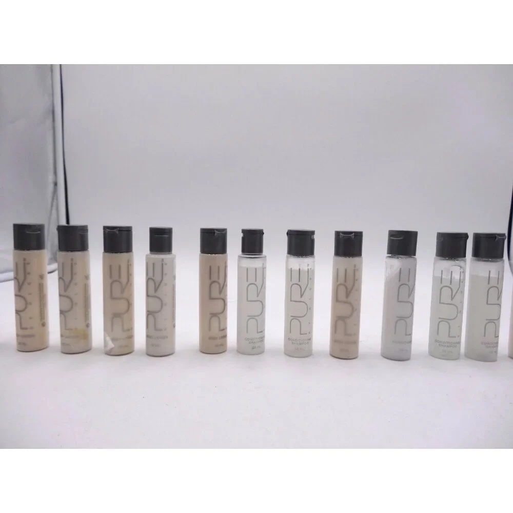 PURE BY GLOSS  Travel Size X 18  Lot Shampoo Conditioner Body‎ Wash Lotion 28mL